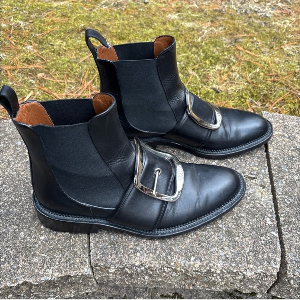 Givenchy Tina chelsea buckle boots 8 - Picture 4 of 7